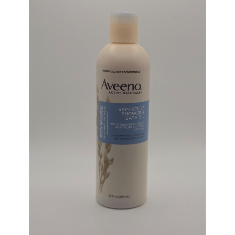 Aveeno Skin Relief Shower and Bath Oil 10oz Active Naturals Old Stock NEW